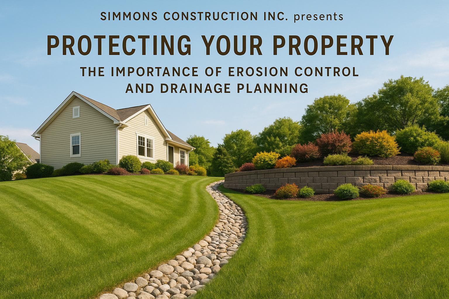 Protecting Your Property: The Importance of Erosion Control and Drainage Planning